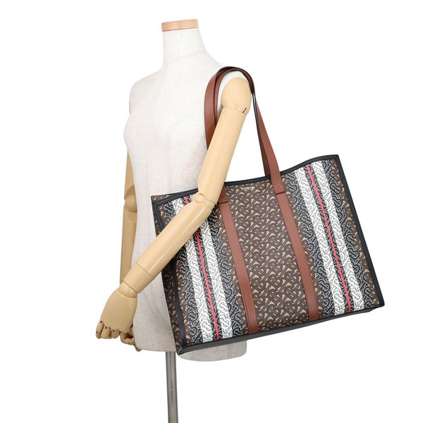バーバリー トートバッグ TBモノグラム PVC/レザー 80214881 BURBERRY バッグ