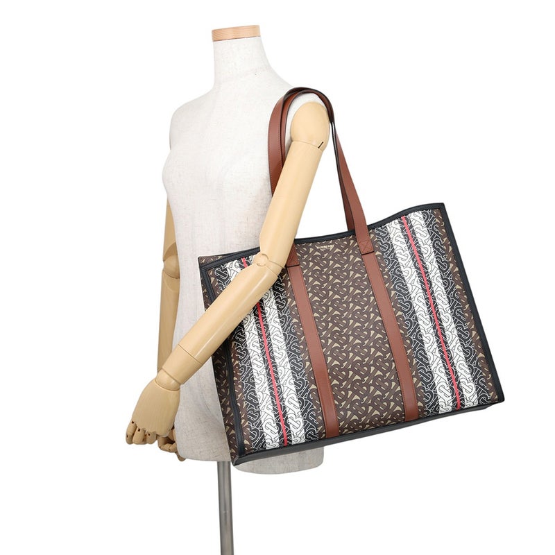 バーバリー トートバッグ TBモノグラム PVC/レザー 80214881 BURBERRY バッグ