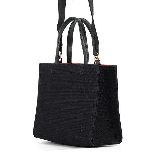 ジバンシー ハンドバッグ G-TOTE MINI TOTE BAG キャンバス BB50N0B1F1 GIVENCHY 2wayショルダー 黒 白