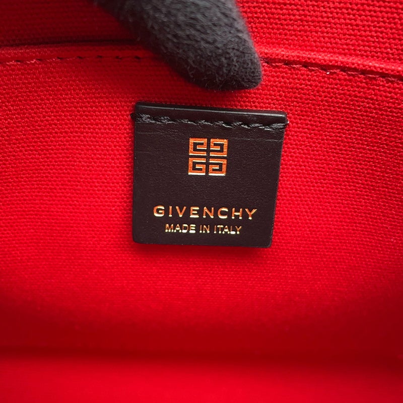 ジバンシー ハンドバッグ G-TOTE MINI TOTE BAG キャンバス BB50N0B1F1 GIVENCHY 2wayショルダー 黒 白