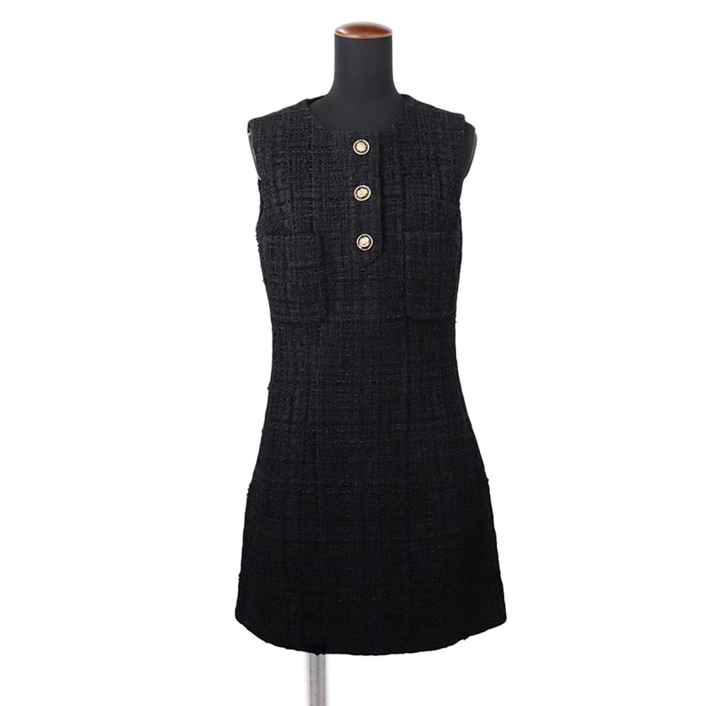 シャネル ワンピース ツイード レディースサイズ36 P71094 CHANEL 黒
