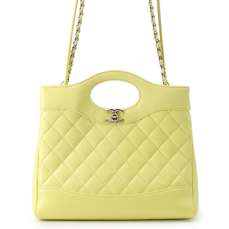 シャネル チェーンショルダーバッグ マトラッセ スモールショッピングバッグ シャイニーカーフスキン AS4133 CHANEL