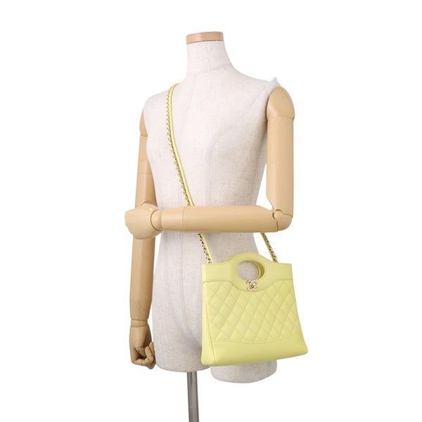 シャネル チェーンショルダーバッグ マトラッセ スモールショッピングバッグ シャイニーカーフスキン AS4133 CHANEL