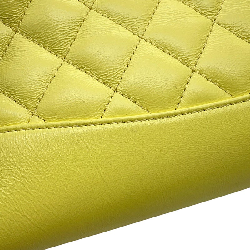 シャネル チェーンショルダーバッグ マトラッセ スモールショッピングバッグ シャイニーカーフスキン AS4133 CHANEL