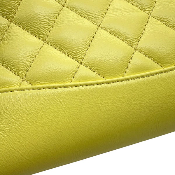 シャネル チェーンショルダーバッグ マトラッセ スモールショッピングバッグ シャイニーカーフスキン AS4133 CHANEL