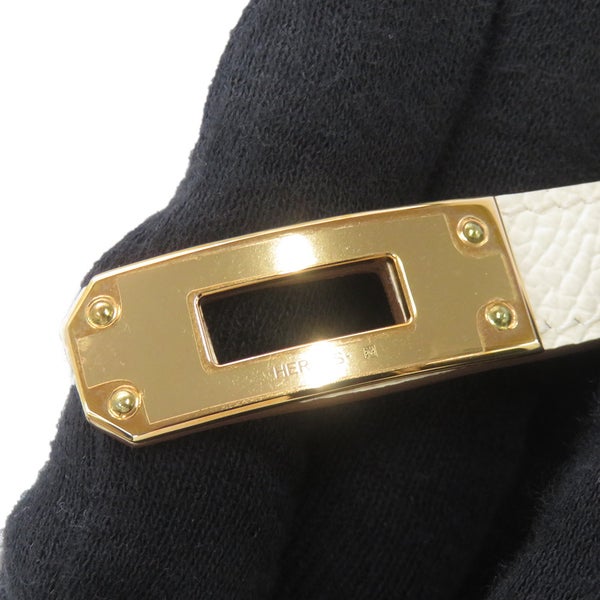 エルメス ブレスレット ケリー ドゥブルトゥール クレ/ピンクゴールド金具 エプソン U刻印 サイズT2