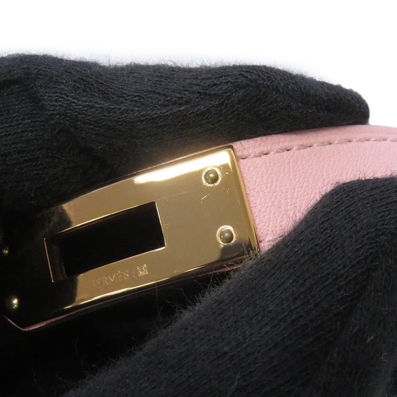 エルメス ブレスレット ケリー ドゥブルトゥール ローズサクラ/ピンクゴールド金具 スイフト U刻印 サイズT2