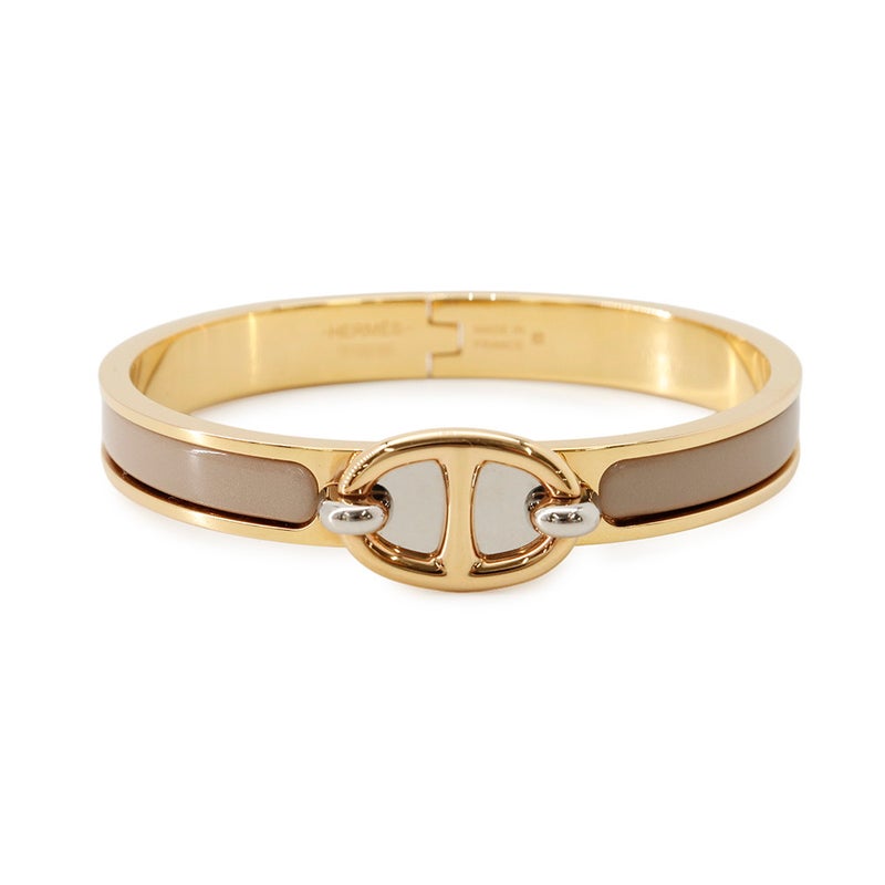 エルメス ブレスレット シェーヌダンクル ミニクリック PM マロングラッセ/ゴールド金具 HERMES アクセサリー