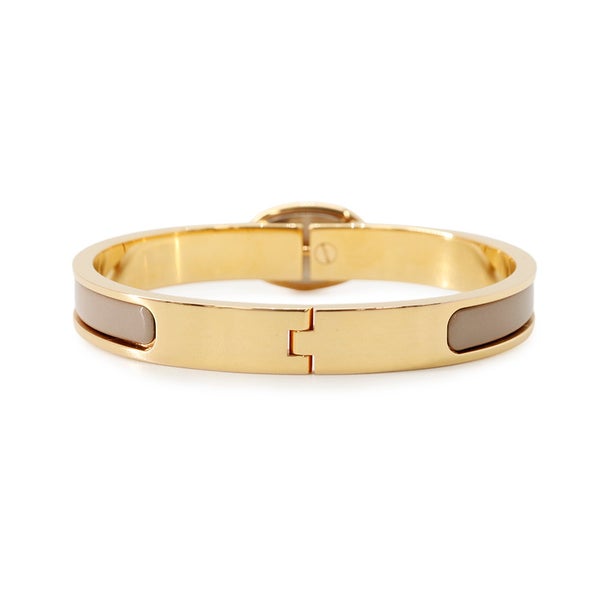 エルメス ブレスレット シェーヌダンクル ミニクリック PM マロングラッセ/ゴールド金具 HERMES アクセサリー