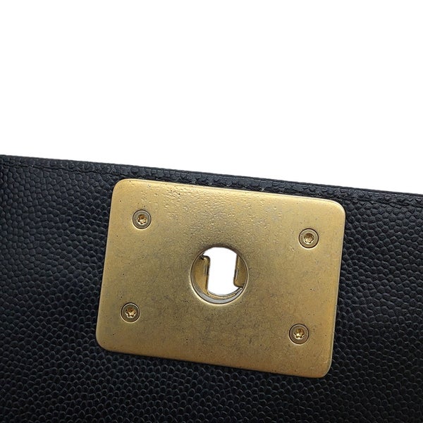 シャネル チェーンショルダーバッグ ボーイシャネル スモール マトラッセ ココマーク A67085 BOY CHANEL バッグ 黒