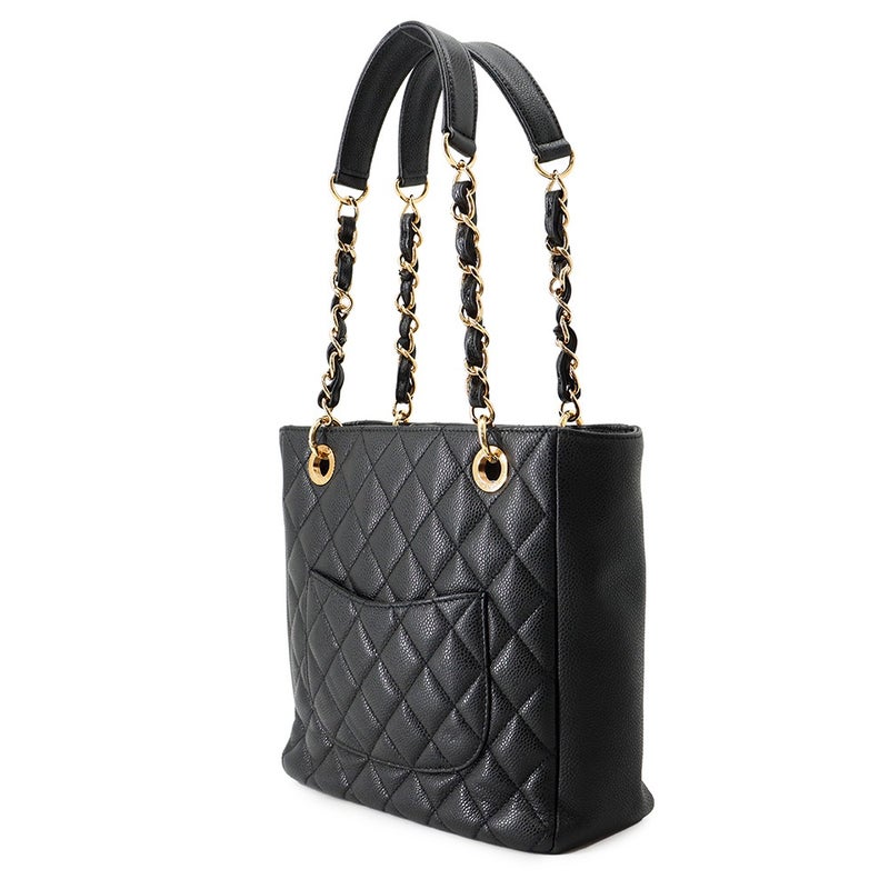シャネル トートバッグ マトラッセ ココマーク PST A50994 CHANEL 黒