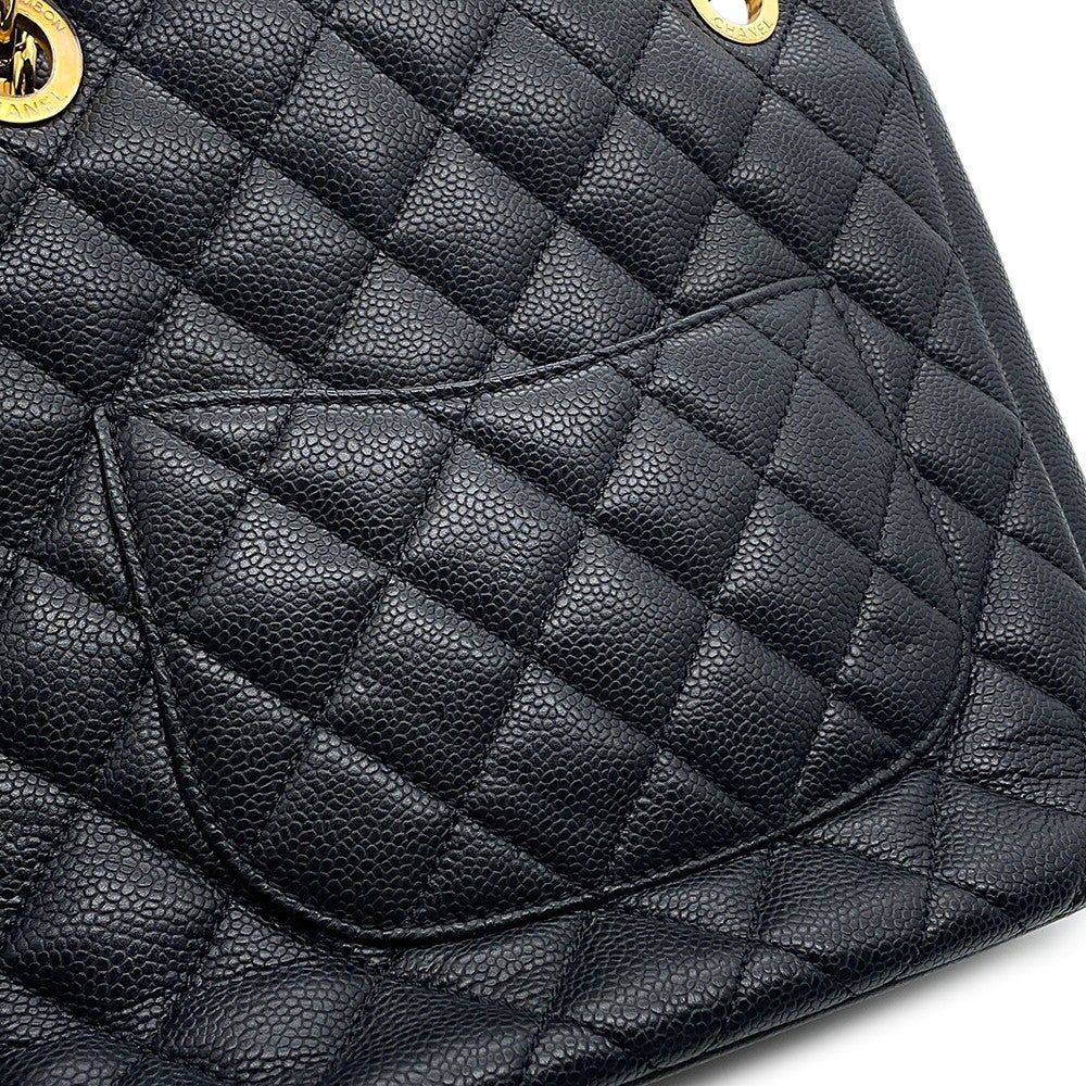 シャネル トートバッグ マトラッセ ココマーク PST A50994 CHANEL 黒