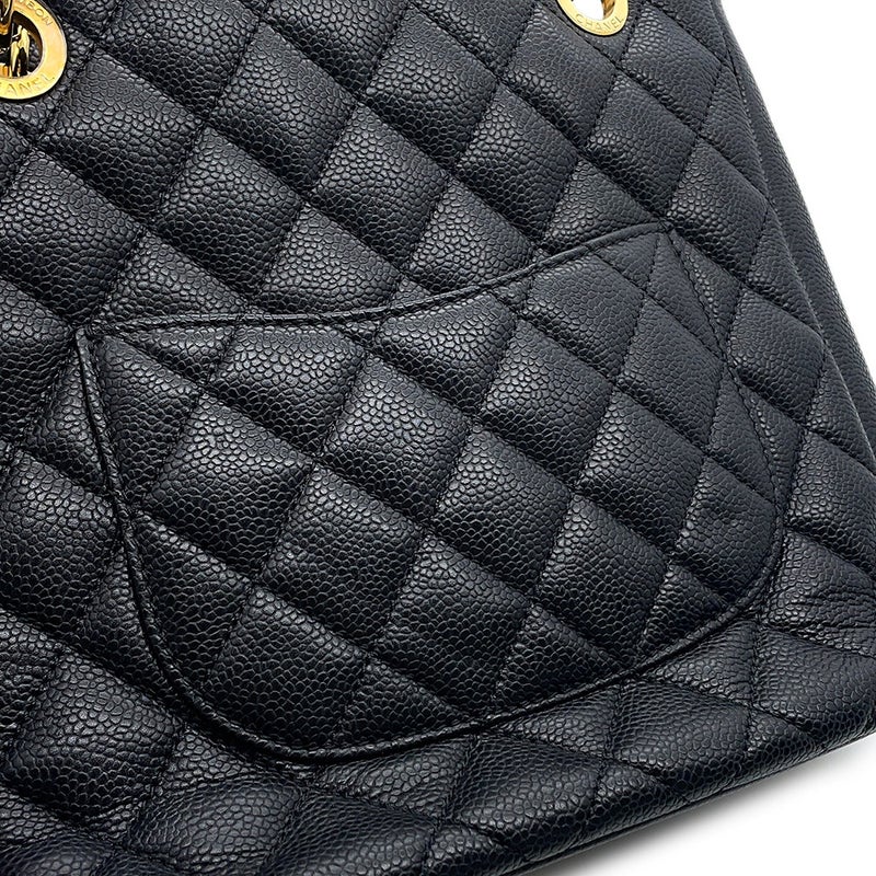 シャネル トートバッグ マトラッセ ココマーク PST A50994 CHANEL 黒