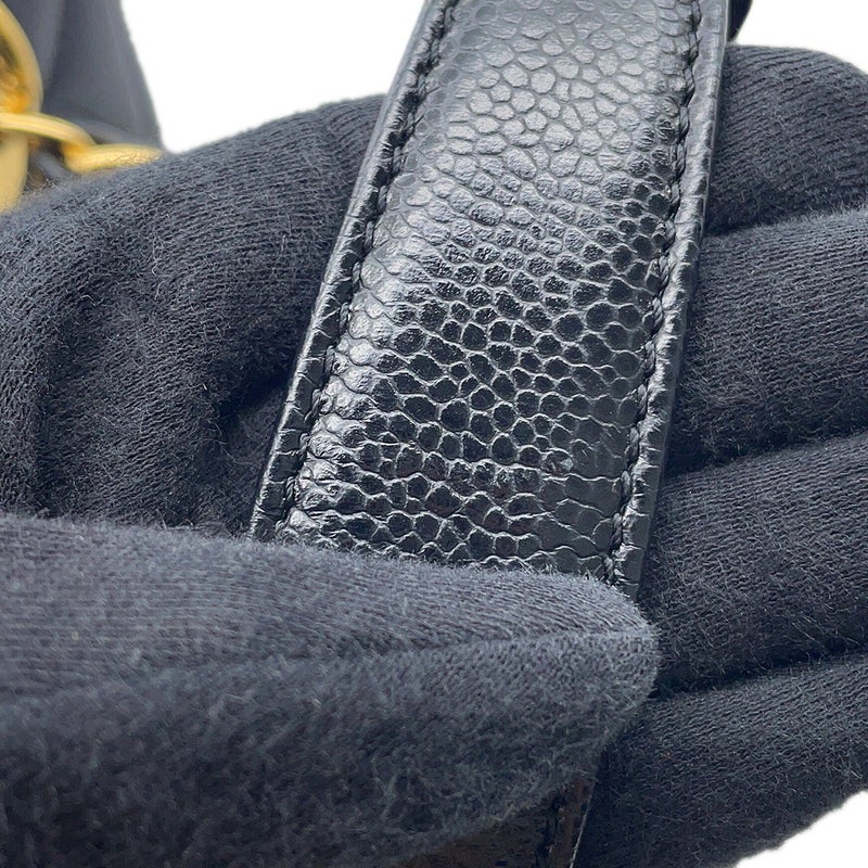 シャネル トートバッグ マトラッセ ココマーク PST A50994 CHANEL 黒