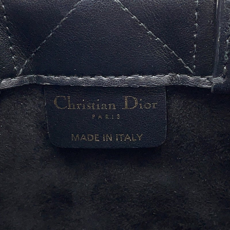 クリスチャン・ディオール ハンドバッグ ブックトート ミニ マクロカナージュ S5573OWHP Christian Dior ２wayショルダー 黒