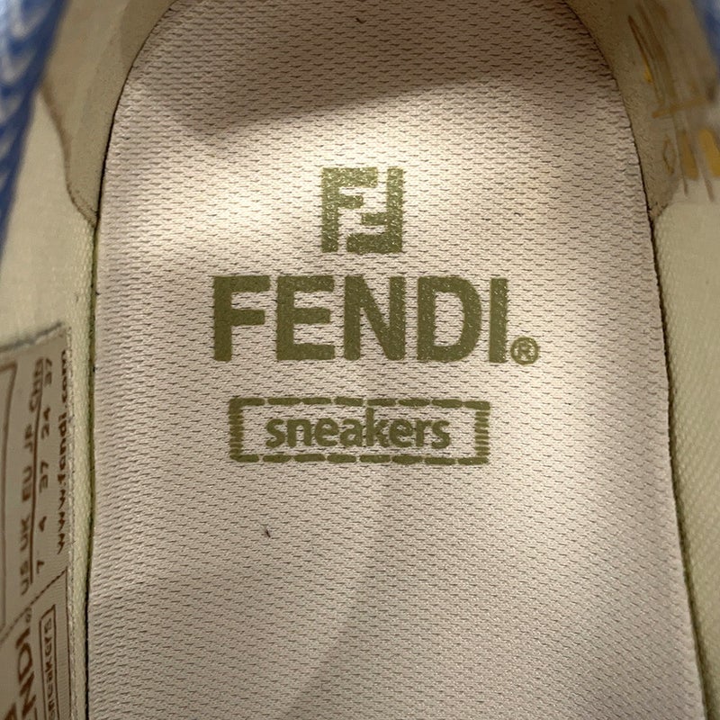 フェンディ スニーカー ドミノ デニム レディースサイズ37 8E8325 FENDI 靴