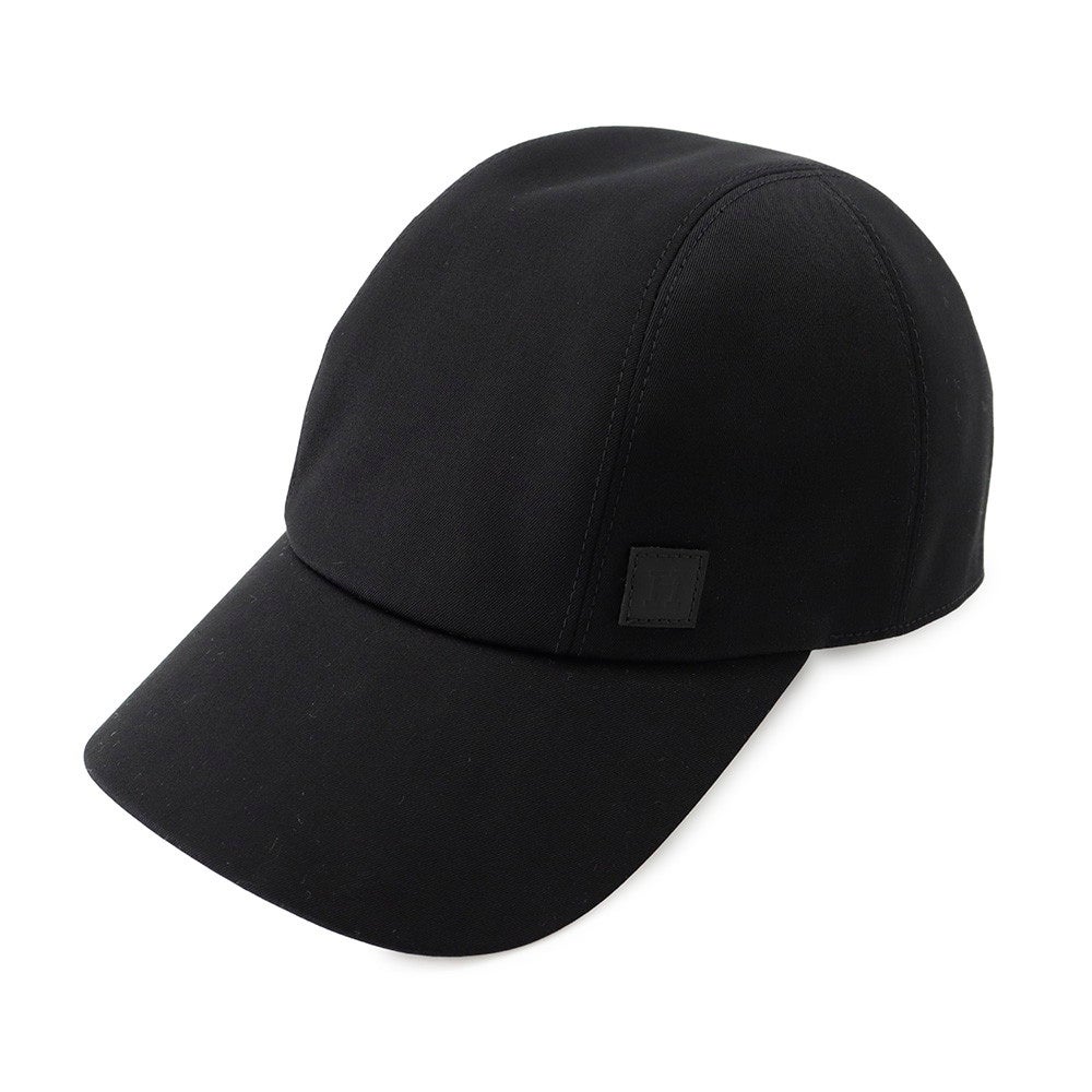 エルメス キャップ マイルス コットン サイズ58 HERMES 帽子 黒 | 中古