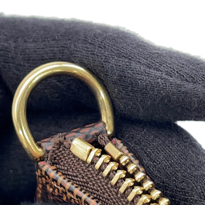 ルイヴィトン ポーチ ダミエ・エベヌ ミニ・ポシェット・アクセソワール N58009 LOUIS VUITTON ヴィトン アクセサリーポーチ