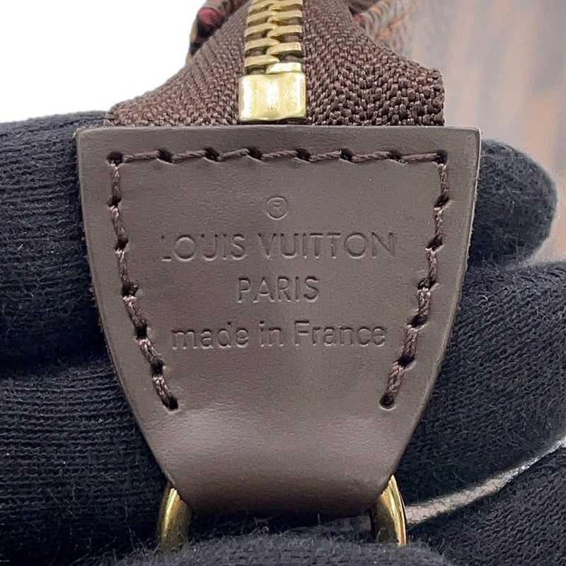 ルイヴィトン ポーチ ダミエ・エベヌ ミニ・ポシェット・アクセソワール N58009 LOUIS VUITTON ヴィトン アクセサリーポーチ