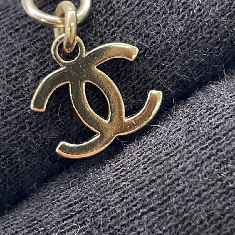 シャネル ネックレス ココマーク ラインストーン フェイクパール  ロゴ F23 K ABC199 CHANEL アクセサリー