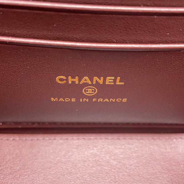 シャネル チェーンショルダーバッグ バニティケース ココマーク マトラッセ キャビアスキン AP1341 CHANEL 黒