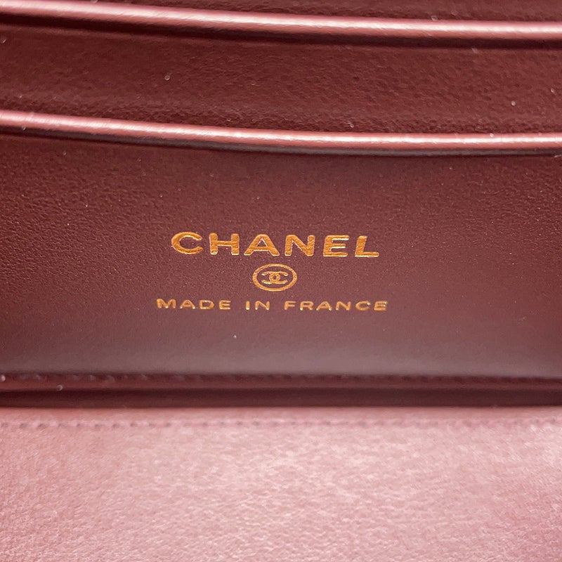 シャネル チェーンショルダーバッグ バニティケース ココマーク マトラッセ キャビアスキン AP1341 CHANEL 黒