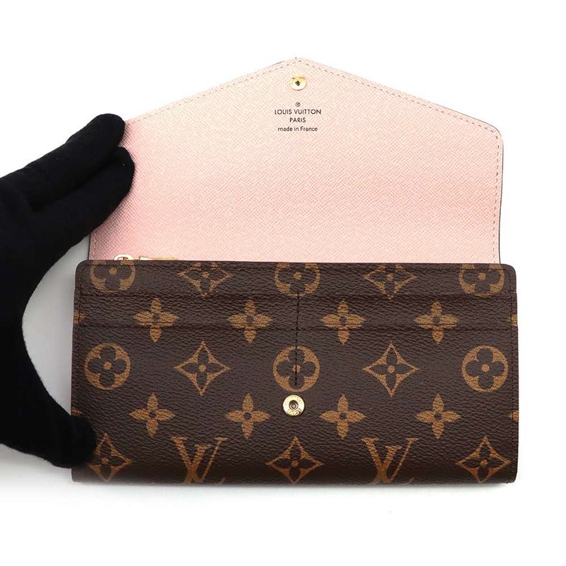 ルイヴィトン 長財布 モノグラム ポルトフォイユ・サラ M62235 LOUIS VUITTON ローズバレリーヌ