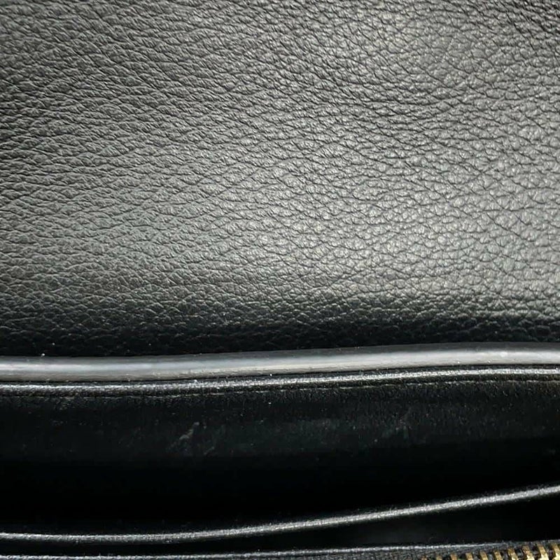 セリーヌ チェーンショルダーバッグ トリオンフ ティーン ヴィクトワール カーフレザー 116593 CELINE 黒