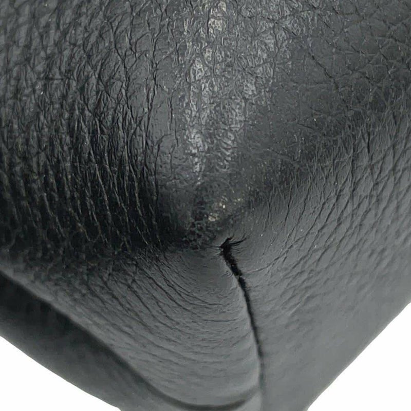 セリーヌ チェーンショルダーバッグ トリオンフ ティーン ヴィクトワール カーフレザー 116593 CELINE 黒