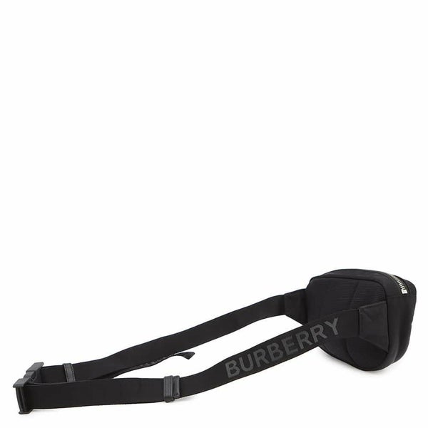 バーバリー ボディバッグ ロゴプリント ウエストバッグ 8021091 BURBERRY 黒