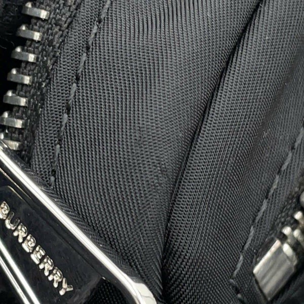 バーバリー ボディバッグ ロゴプリント ウエストバッグ 8021091 BURBERRY 黒