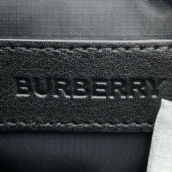 バーバリー ボディバッグ ロゴプリント ウエストバッグ 8021091 BURBERRY 黒