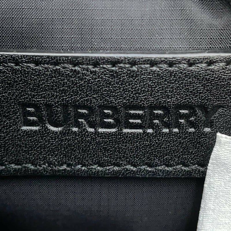 バーバリー ボディバッグ ロゴプリント ウエストバッグ 8021091 BURBERRY 黒