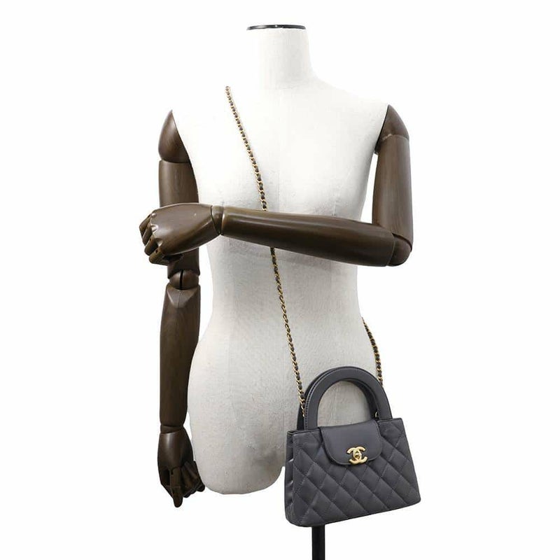 シャネル ハンドバッグ マトラッセ ココマーク ミニショッピングバッグ AS4416 2wayチェーンショルダーバッグ