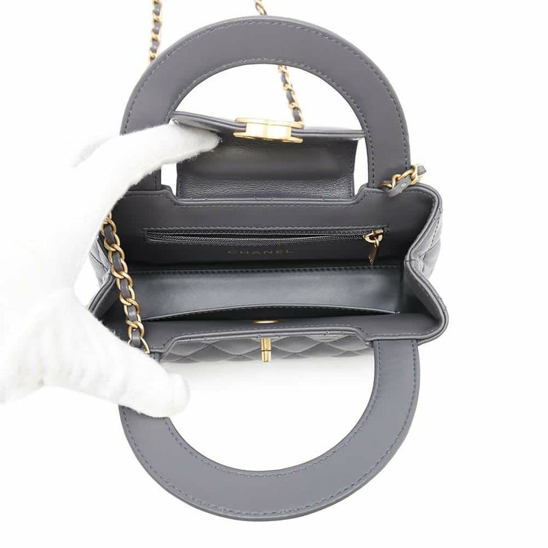 シャネル ハンドバッグ マトラッセ ココマーク ミニショッピングバッグ AS4416 2wayチェーンショルダーバッグ