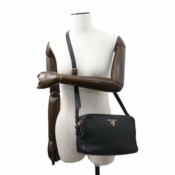 プラダ ショルダーバッグ 1BH079 PRADA バッグ ミニショルダー ポシェット 黒