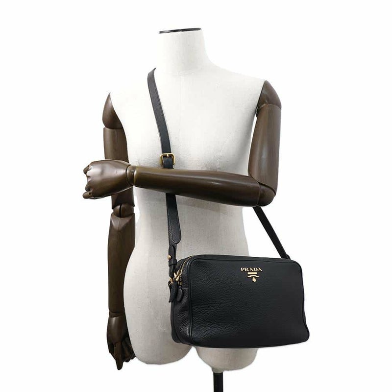 プラダ ショルダーバッグ 1BH079 PRADA バッグ ミニショルダー ポシェット 黒