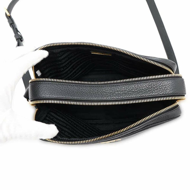 プラダ ショルダーバッグ 1BH079 PRADA バッグ ミニショルダー ポシェット 黒