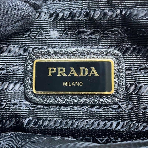 プラダ ショルダーバッグ 1BH079 PRADA バッグ ミニショルダー ポシェット 黒