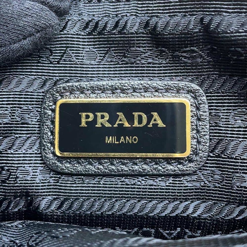 プラダ ショルダーバッグ 1BH079 PRADA バッグ ミニショルダー ポシェット 黒