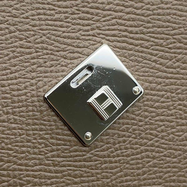 エルメス 財布 クリック16 エトゥープ/シルバー金具 エプソン D刻印 HERMES 財布