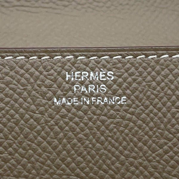 エルメス 財布 クリック16 エトゥープ/シルバー金具 エプソン D刻印 HERMES 財布