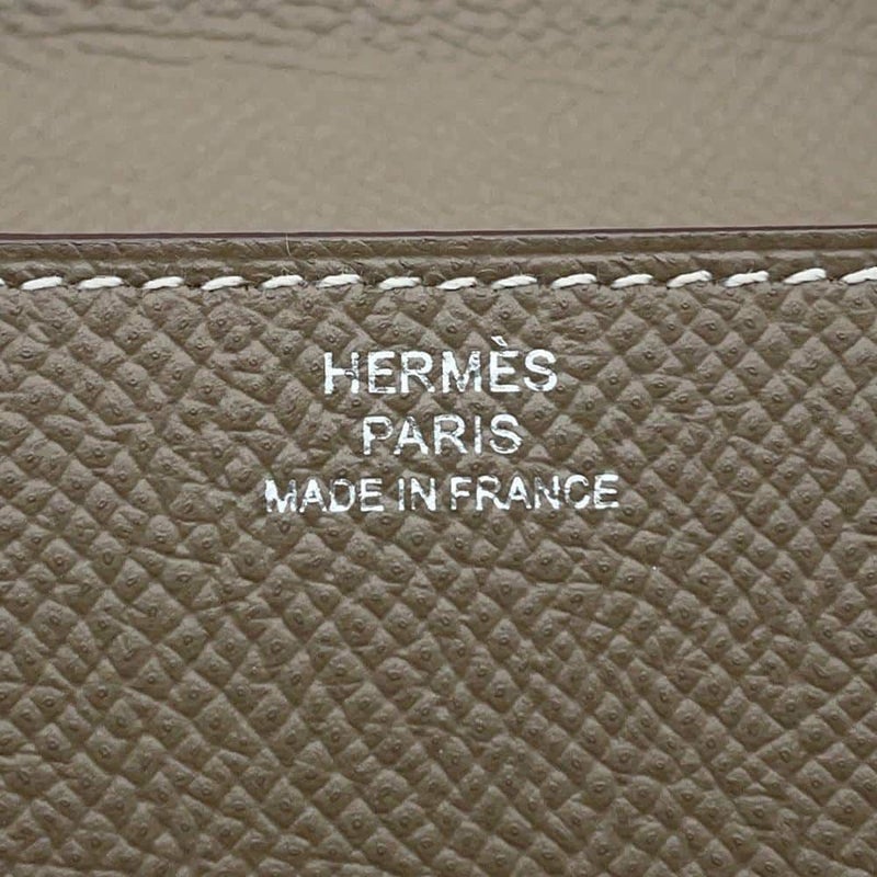 エルメス 財布 クリック16 エトゥープ/シルバー金具 エプソン D刻印 HERMES 財布