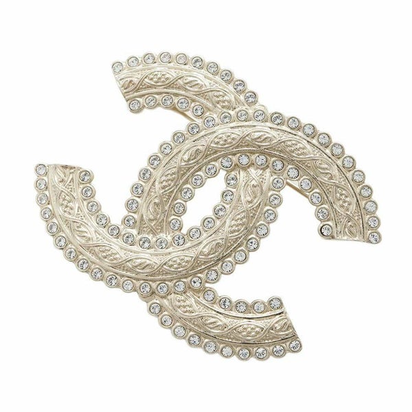 シャネル ブローチ ココマーク ラインストーン A22 K CHANEL アクセサリー