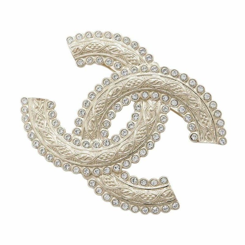 シャネル ブローチ ココマーク ラインストーン A22 K CHANEL アクセサリー
