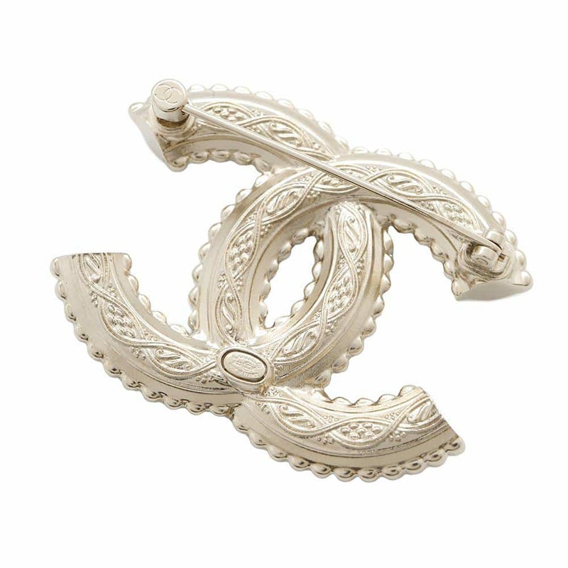 シャネル ブローチ ココマーク ラインストーン A22 K CHANEL アクセサリー