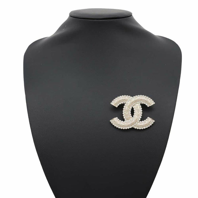 シャネル ブローチ ココマーク ラインストーン A22 K CHANEL アクセサリー