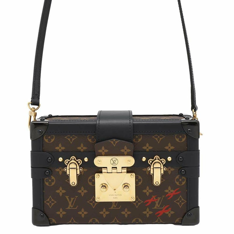 ルイヴィトン ショルダーバッグ モノグラム プティット マル M44199 2wayクラッチバッグ ブラック 黒