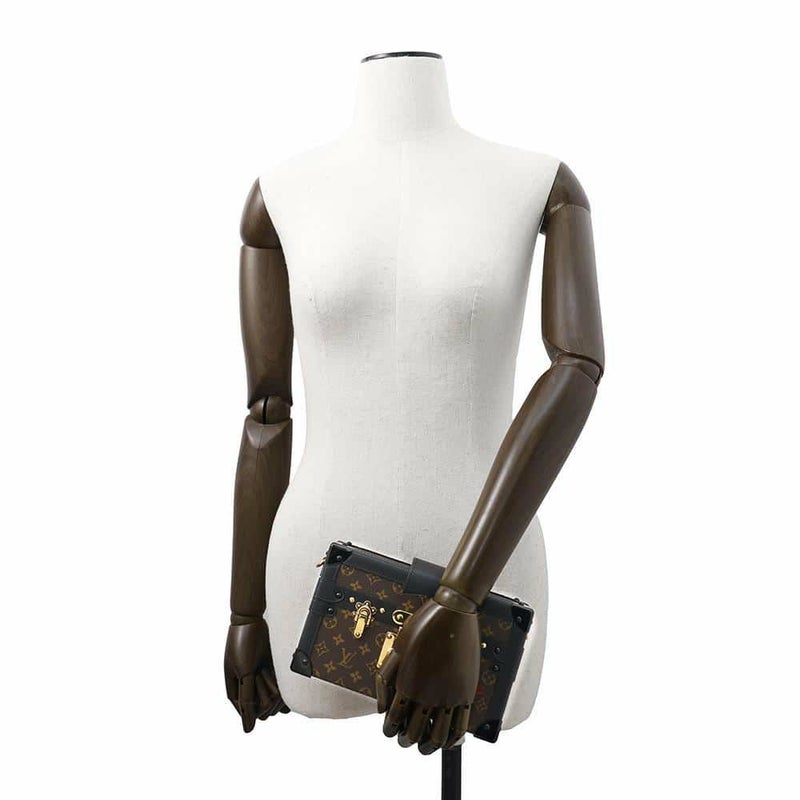 ルイヴィトン ショルダーバッグ モノグラム プティット マル M44199 2wayクラッチバッグ ブラック 黒