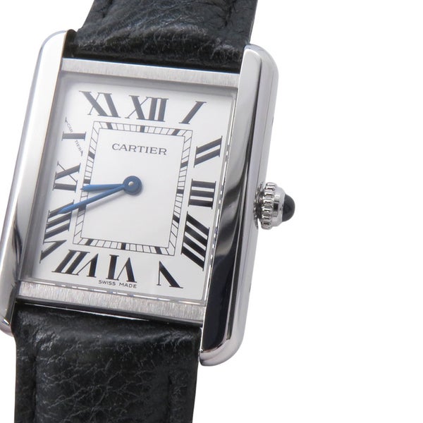 カルティエ タンク ソロ SM WSTA0030 Cartier 腕時計 シルバー文字盤 クォーツ